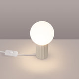 Tafellamp HALO beige