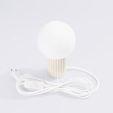 Tafellamp HALO beige