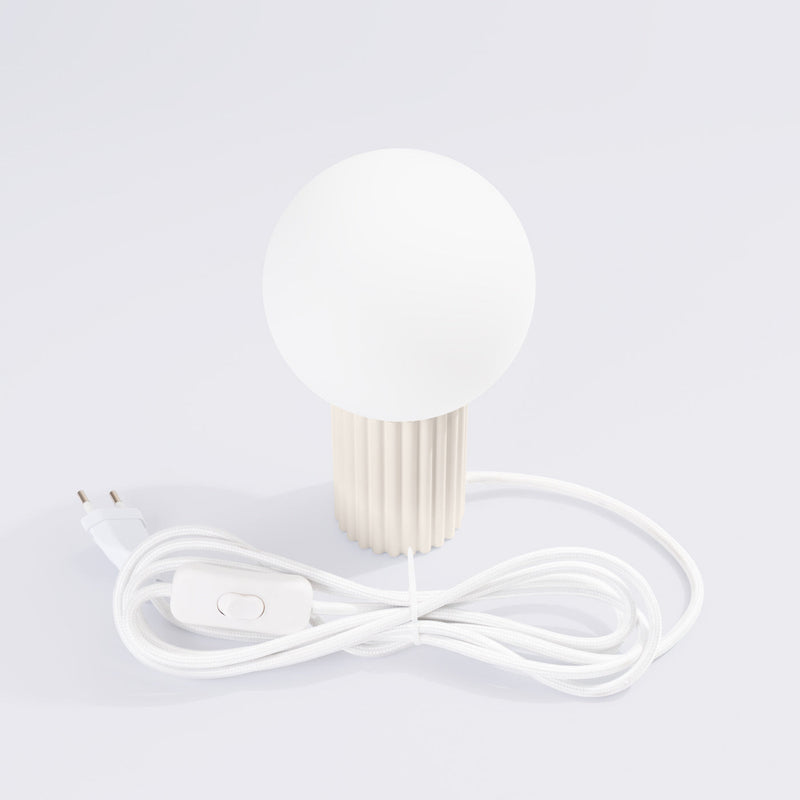 Tafellamp HALO beige