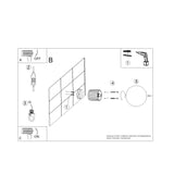 Wandlamp HALO olijfgroen IP44