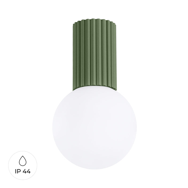 Plafondlamp HALO olijfgroen IP44