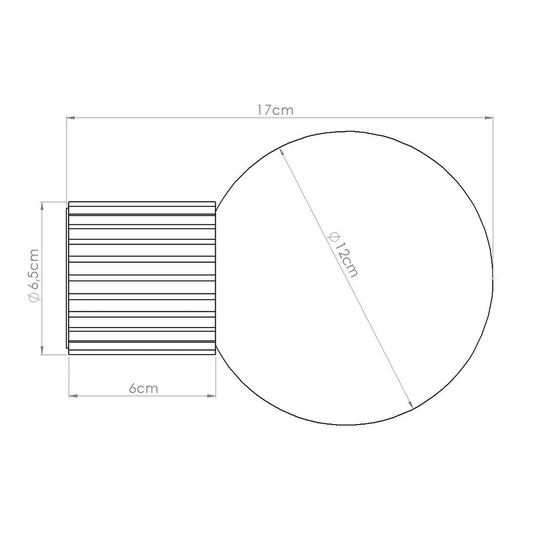 Wandlamp HALO rode okra IP44