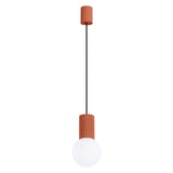 Hanglamp HALO 1 rood ochra