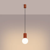 Hanglamp HALO 1 rood ochra