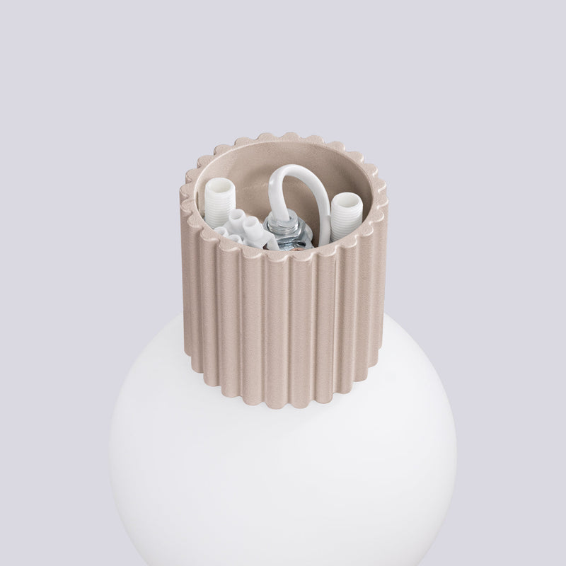 Wandlamp HALO taupe IP44