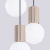 Hanglamp HALO 3P taupe