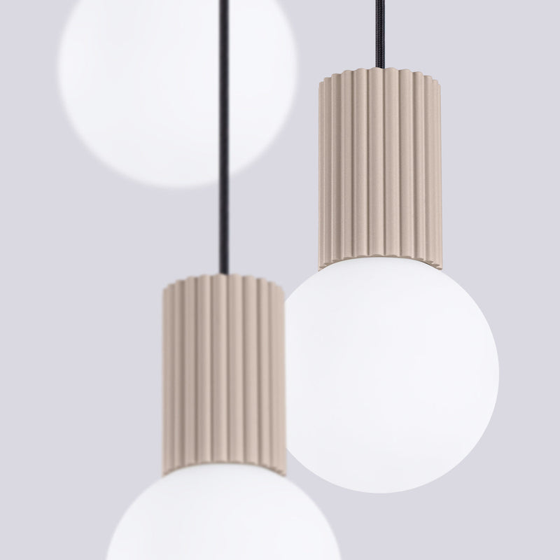 Hanglamp HALO 3P taupe