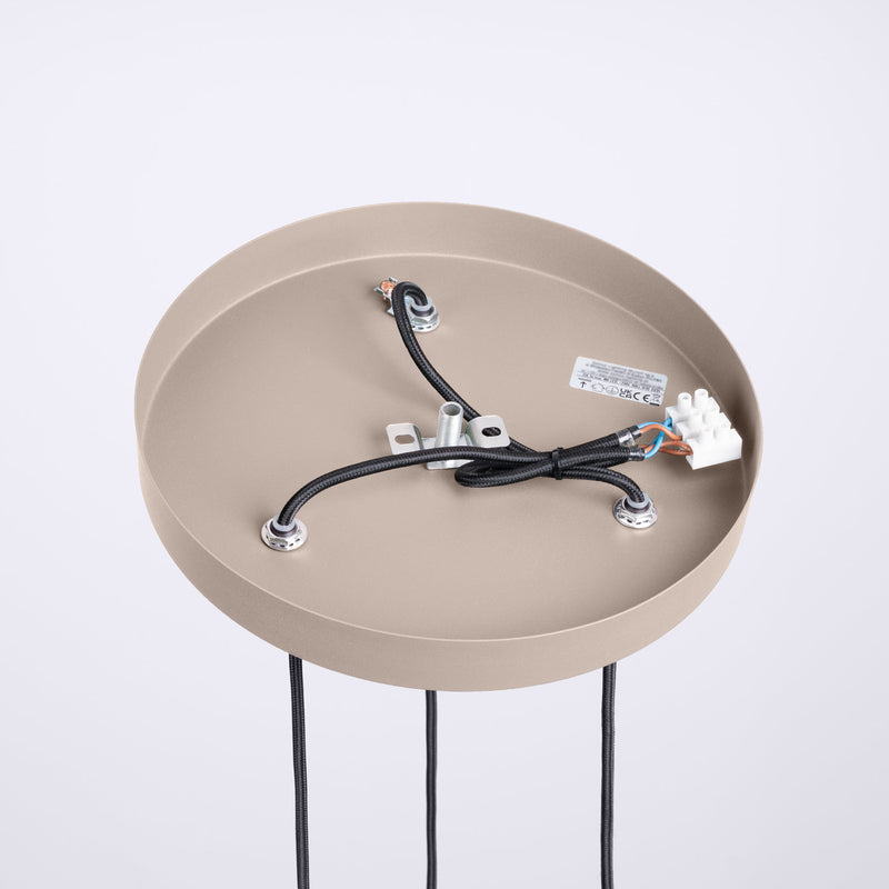 Hanglamp HALO 3P taupe
