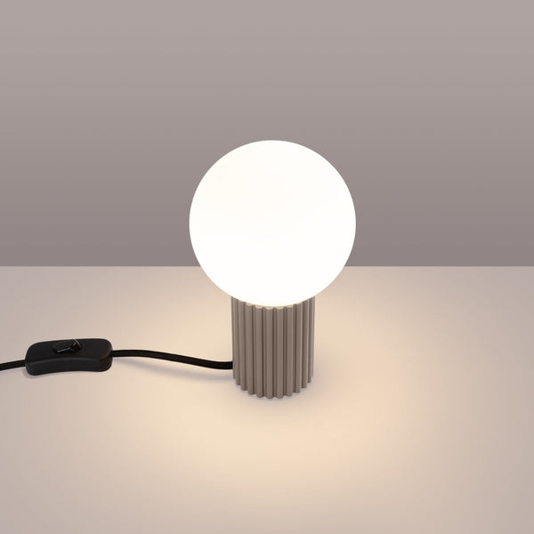 Tafellamp HALO taupe