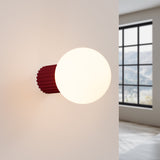 Wandlamp HALO bordeaux IP44