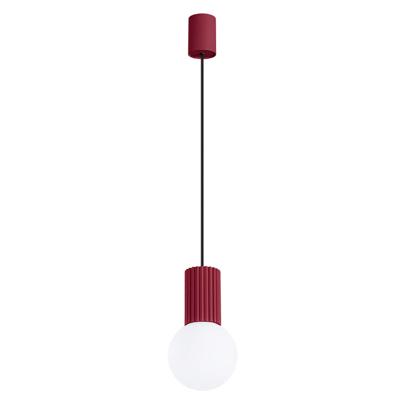 Hanglamp HALO 1 bordeauxrood