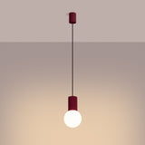 Hanglamp HALO 1 bordeauxrood