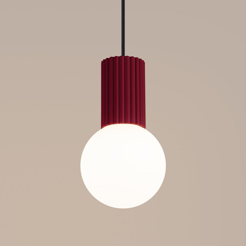 Hanglamp HALO 1 bordeauxrood