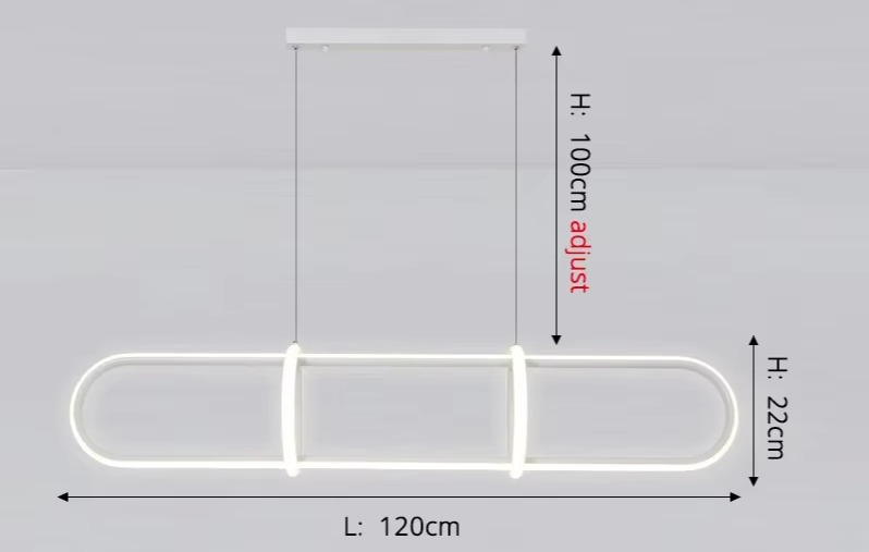Moderne LED Hanglamp - Stijlvolle Hanglamp voor Woonkamers, Slaapkamers &amp; Hotel