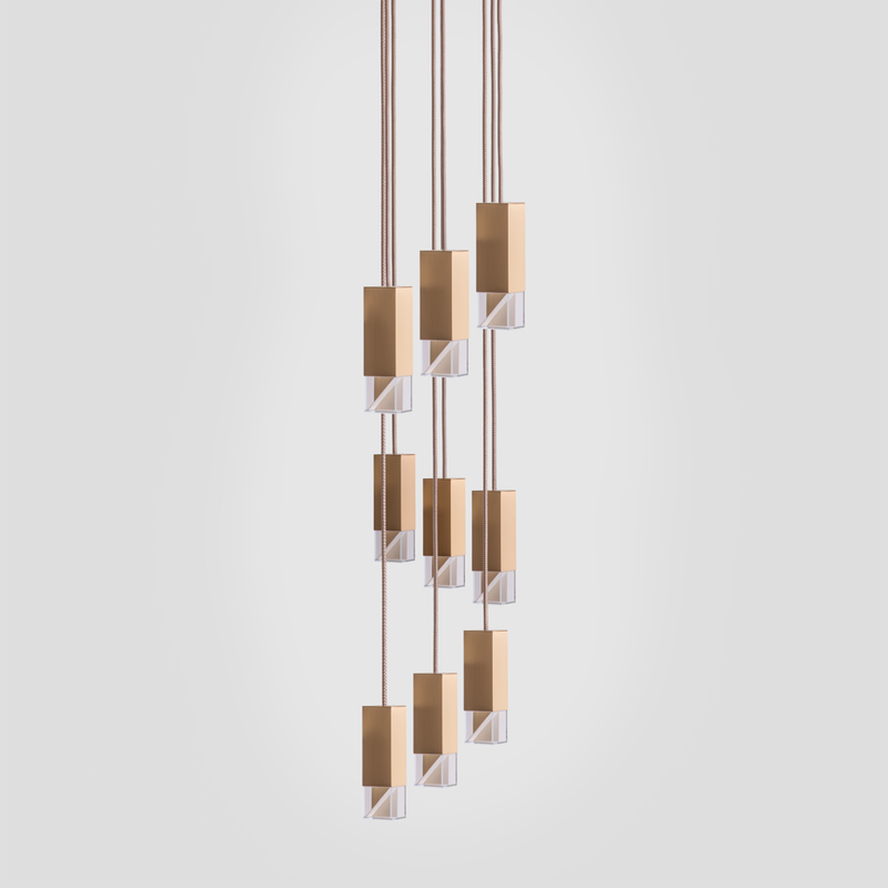 Formaminima - Lamp/One Messing 9-Light Kroonluchter