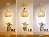SolBambu Wandlamp – Handgeweven Bamboe Lantaarn voor Natuurlijke Moderne Interieurs
