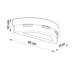 Wandlamp keramiek HELIOS