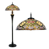 Lumi Lamp - Tiffany Vloerlamp Beige Roze