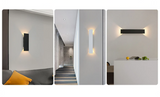 LumaShield Duo – LED Wandlamp Zwart & Wit