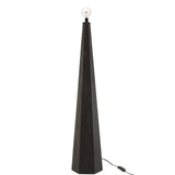 J-Line Lampenvoet Octogonaal - Hout - Zwart - Large