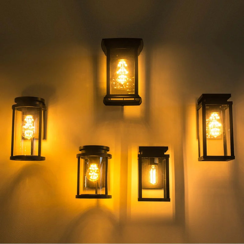 Jersey Muurlamp Met Bewegingssensor Zwart