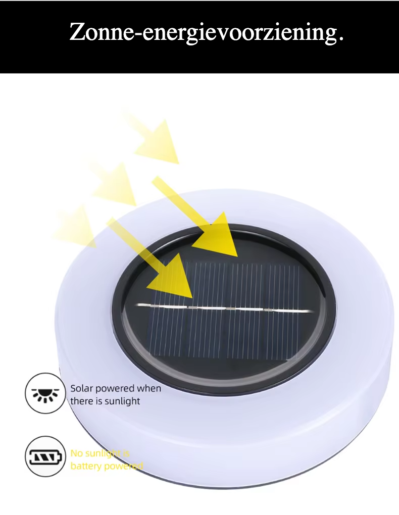 Moderne Zonne-Energie LED Tuinlamp
