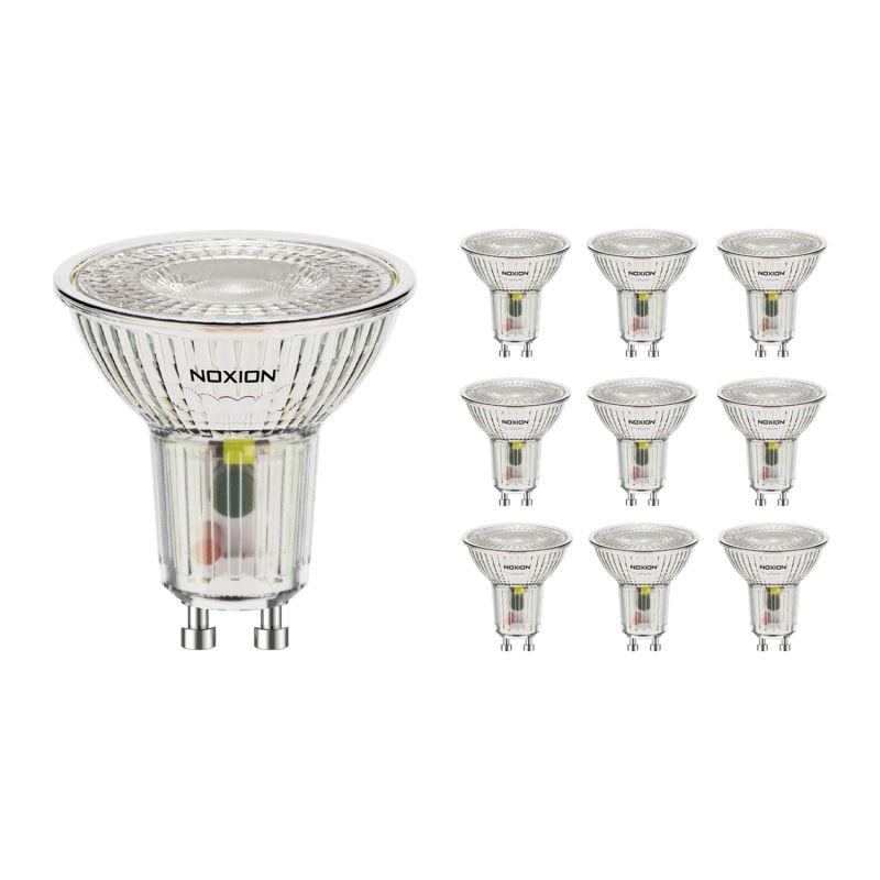 Voordeelpak 10x Noxion LED Spot GU10 PAR16 3.6W 345lm 36D - 840 Koel Wit | Vervangt 50W