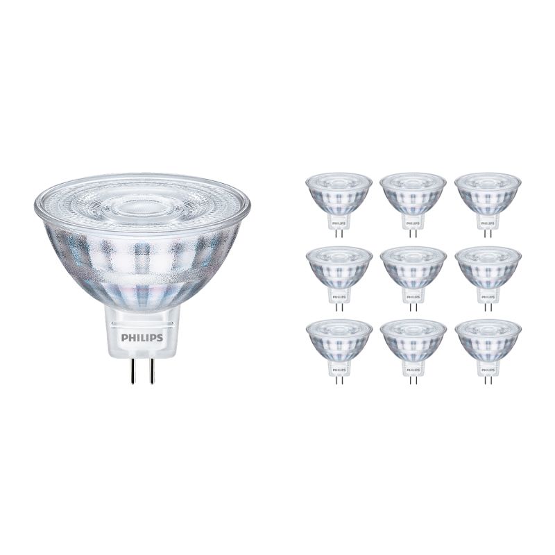 Voordeelpak 10x Philips Corepro LEDspot GU5.3 MR16 2.9W 230lm 36D - 827 Zeer Warm Wit | Vervangt 20W
