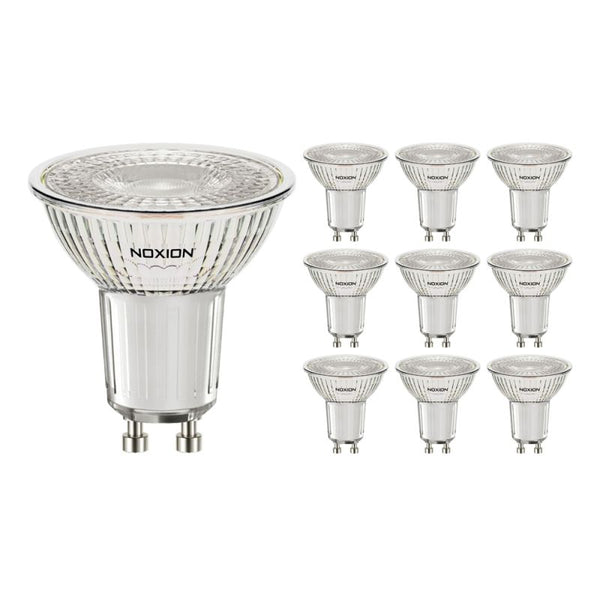 Voordeelpak 10x Noxion LED Spot GU10 PAR16 4W 345lm 36D - 827 Zeer Warm Wit | Dimbaar - Vervangt 50W