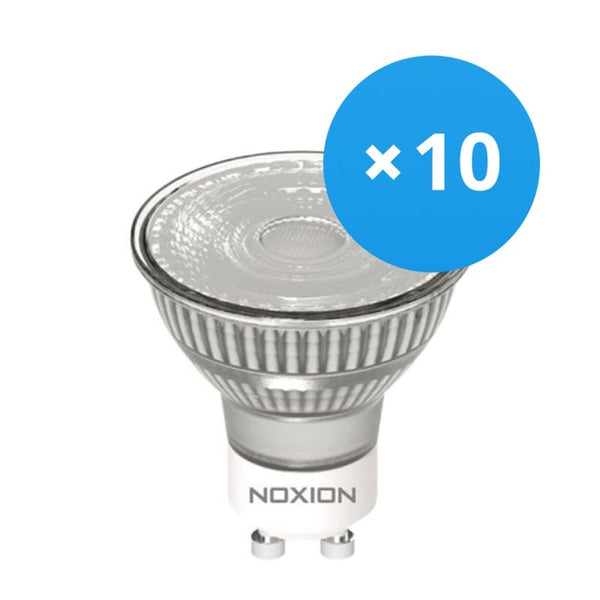 Voordeelpak 10x Noxion LED Spot GU10 PAR16 3W 230lm 36D - 827 Zeer Warm Wit | Dimbaar - Vervangt 35W