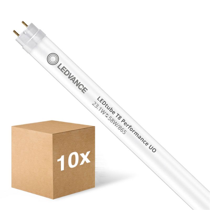 Voordeelpak 10x Ledvance LED Buis T8 Performance (EM/Mains) Ultra Output 23.1W 3700lm - 865 Daglicht | 150cm - Vervangt 58W