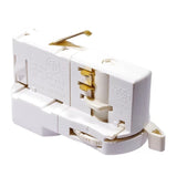 Adapter voor 3-Fase Spanningsrail – Wit/Zwart