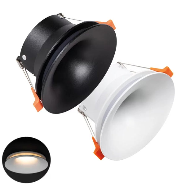 Ajas Halo Inbouwspot Aluminium Wit/Zwart Ø102mm LED GU10