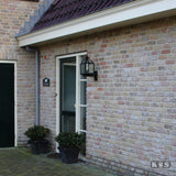 Buitenlamp Leusden Zwart