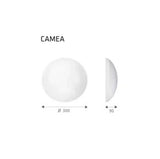 Camea E27 Wand- & Plafondlamp IP54 – Opaal Ø300mm
