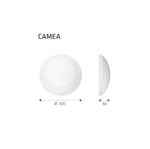 Camea E27 Wand- & Plafondlamp IP54 – Opaal Ø300mm