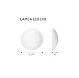Camea Evo LED Wand- & Plafondlamp | IP44 | IK10 | Wit | 9W/18W