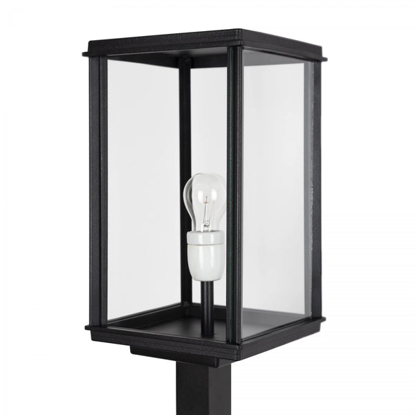 Capital Lantaarn XL – Buitenlamp 205 cm Zwart IP44 LED E27 Tuin
