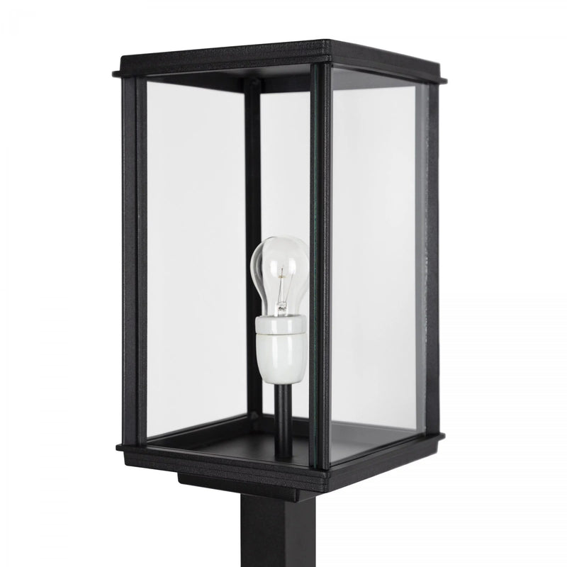 Capital Lantaarn XL – Buitenlamp 205 cm Zwart IP44 LED E27 Tuin