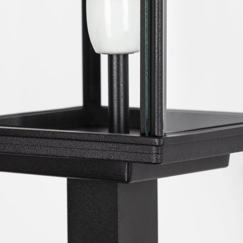 Capital Lantaarn XL – Buitenlamp 205 cm Zwart IP44 LED E27 Tuin