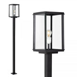 Capital Lantaarn XL – Buitenlamp 205 cm Zwart IP44 LED E27 Tuin