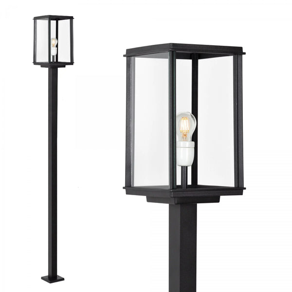 Capital Lantaarn XL – Buitenlamp 205 cm Zwart IP44 LED E27 Tuin