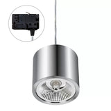 Chloé-ES Metalica Track Pendel ES111 GU10 Aluminium Zwart/Zilver