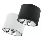 Chloé-I Ronde Opbouwspot AR111 GU10 Vast – Aluminium Wit/Zwart