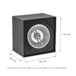 Chloé-IS Opbouwspot AR111 Verstelbaar – Aluminium Wit/Zwart