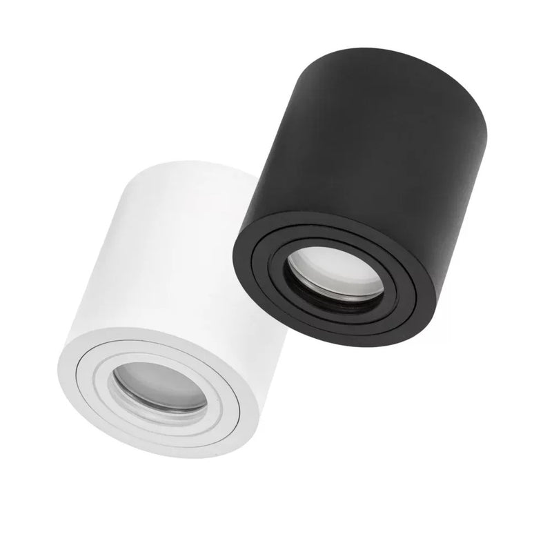 Chloé IP65 LED Opbouwspot GU10 Wit/Zwart – Binnen & Buiten