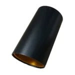 Chloé LED Opbouwspot GU10 Wit/Zwart met Goudkleurige Binnenzijde