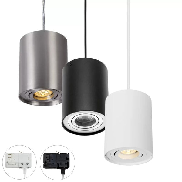 Chloé Track GU10 Pendelarmatuur Aluminium 3-Fase Rail