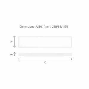 Compact-N 1200 Evo LED Opbouwarmatuur 120cm – 3000K/4000K