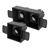 Dini Dim Trimless Inbouwspot Zwart 10W 2700K Warm Wit